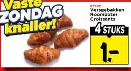 Vomar Voordeelmarkt Versgebakken Roomboter Croissants aanbieding
