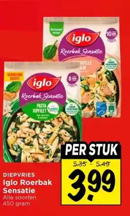 Vomar Voordeelmarkt Iglo Roerbak Sensatie aanbieding