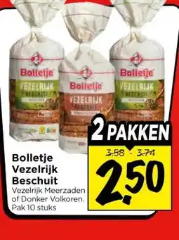 Vomar Voordeelmarkt Bolletje Vezelrijk Beschuit aanbieding