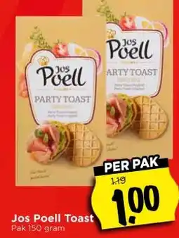 Vomar Voordeelmarkt Jos Poell Toast aanbieding