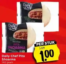 Vomar Voordeelmarkt Daily Chef Pita Shoarma aanbieding