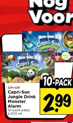 Vomar Voordeelmarkt Capri-Sun Jungle Drink Monster Alarm aanbieding