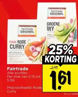 Vomar Voordeelmarkt Fairtrade aanbieding