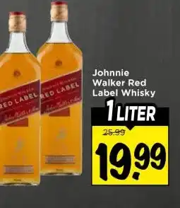 Vomar Voordeelmarkt Johnnie Walker Red Label Whisky aanbieding