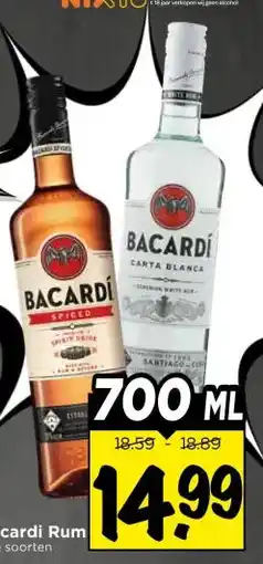 Vomar Voordeelmarkt Bacardi Rum aanbieding