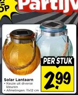 Vomar Voordeelmarkt Solar Lantaarn aanbieding