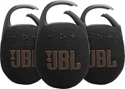 Coolblue JBL Clip 5 Zwart 3-pack aanbieding