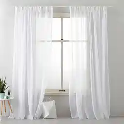 Wehkamp NOUS Living vitrage gordijn kant en klaar Turijn (per stuk) (150 x 315 cm) aanbieding