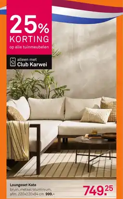 Karwei Loungeset Kate aanbieding