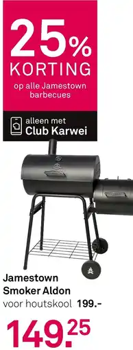 Karwei Jamestown Smoker Aldon aanbieding