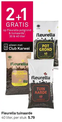 Karwei Fleurella Tuinaarde aanbieding