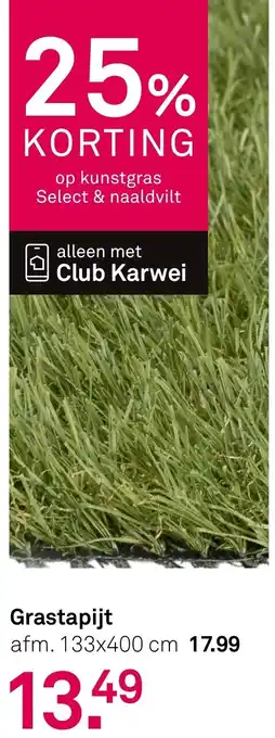 Karwei Grastapijt aanbieding