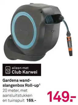 Karwei Gardena Wandslangenbox Roll-up aanbieding