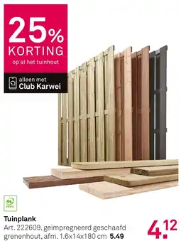 Karwei Tuinplank aanbieding