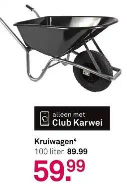 Karwei Kruiwagen aanbieding