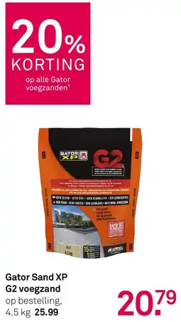 Karwei Gator Sand XP G2 Voegzand aanbieding