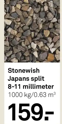 Karwei Stonewish Japans split 8-11 millimeter aanbieding