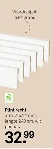 Karwei Plint recht aanbieding