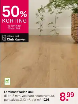 Karwei Laminaat Welsh Oak aanbieding