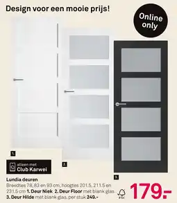 Karwei Lundia Deuren aanbieding
