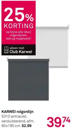 Karwei Karwei Rolgordijn aanbieding