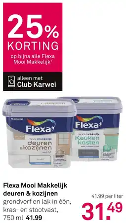 Karwei Flexa Mooi Makkelijk Deuren & Kozijnen aanbieding