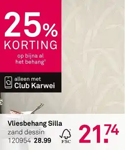Karwei Vliesbehang Silla aanbieding