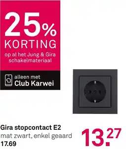 Karwei Gira Stopcontact E2 aanbieding
