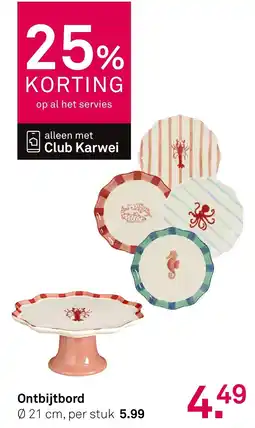 Karwei Ontbijtbord aanbieding