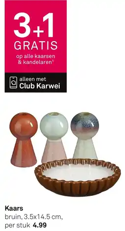Karwei Kaars aanbieding