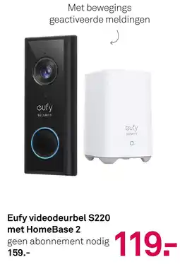 Karwei Eufy videodeurbel S220 met HomeBase 2 aanbieding