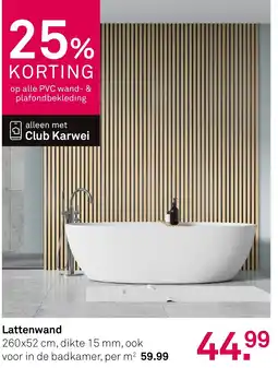 Karwei Lattenwand aanbieding