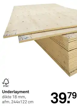 Karwei Underlayment aanbieding