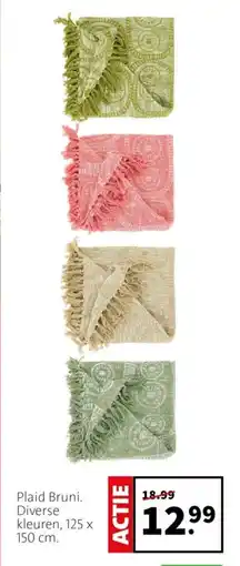 Intratuin Plaid Bruni aanbieding