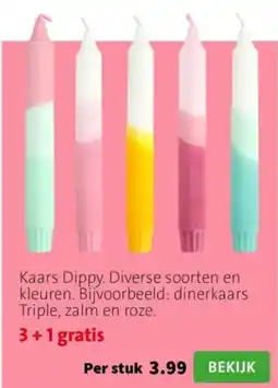 Intratuin Kaars Dippy aanbieding