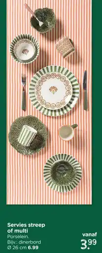 Xenos Servies streep of multi aanbieding