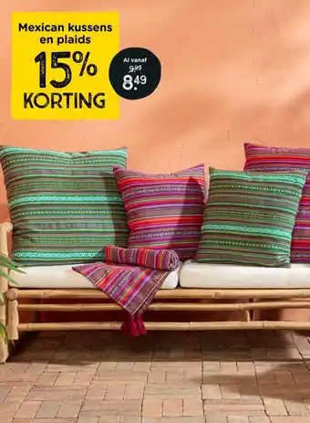 Mexican kussens en plaids