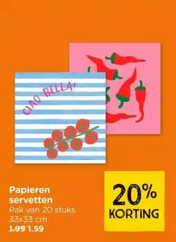Xenos Papieren servetten aanbieding