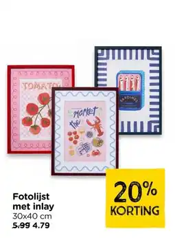 Xenos Fotolijst met inlay aanbieding