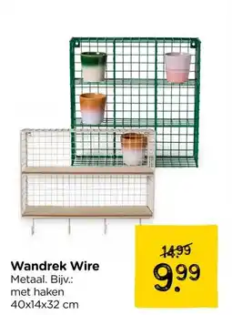 Xenos Wandrek Wire aanbieding