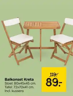 Xenos Balkonset Kreta aanbieding
