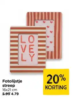 Xenos Fotolijstje streep aanbieding