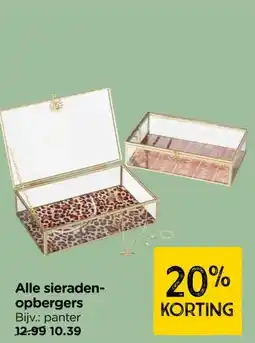 Xenos Alle sieraden- opbergers aanbieding