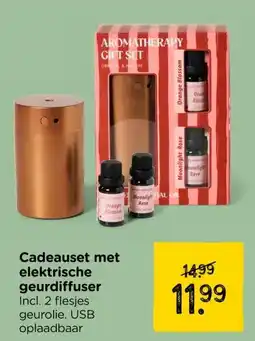 Xenos Cadeauset met elektrische geurdiffuser aanbieding