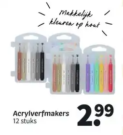 Wibra Acrylverfmakers aanbieding
