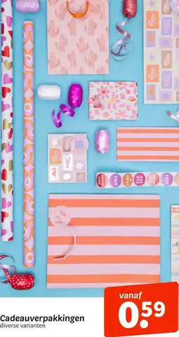 Wibra Cadeauverpakkingen aanbieding