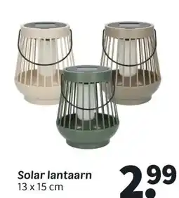 Wibra Solar lantaarn aanbieding