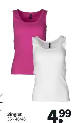 Wibra Singlet aanbieding