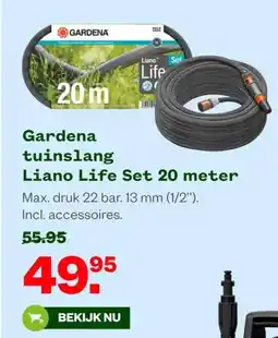 Welkoop Gardena tuinslang aanbieding
