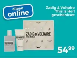 Trekpleister Zadig & Voltaire This Is Her! geschenkset aanbieding